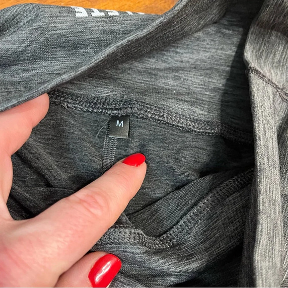 Alphalete R6 Revival Leggings heathered gray size medium - Picture 3 of 9